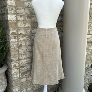 Pendleton Woven Tweed Textured Skirt - Made in USA